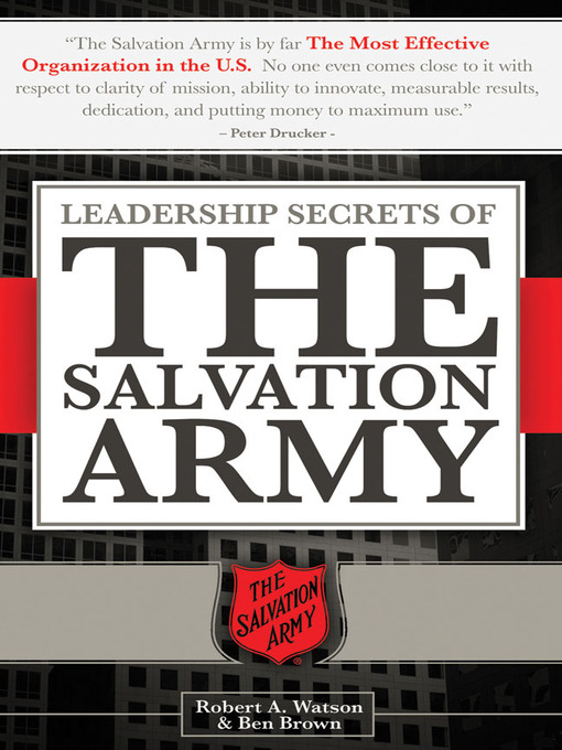 Title details for Leadership Secrets of the Salvation Army by Robert Watson - Available